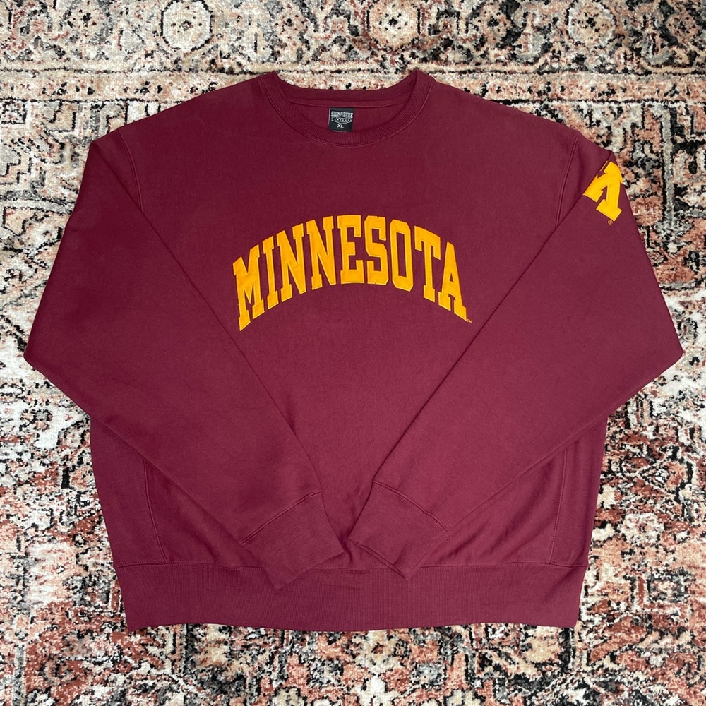 Signature Sportswear - Minnesota Burgundy Crewneck